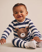 Huxbaby Stripe Huxbear Romper