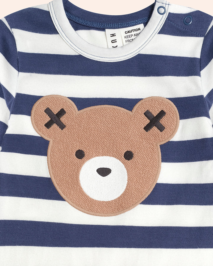 Huxbaby Stripe Huxbear Romper