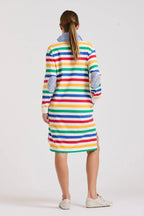 Est 1971 Rugby Summer Dress - Multi Stripe