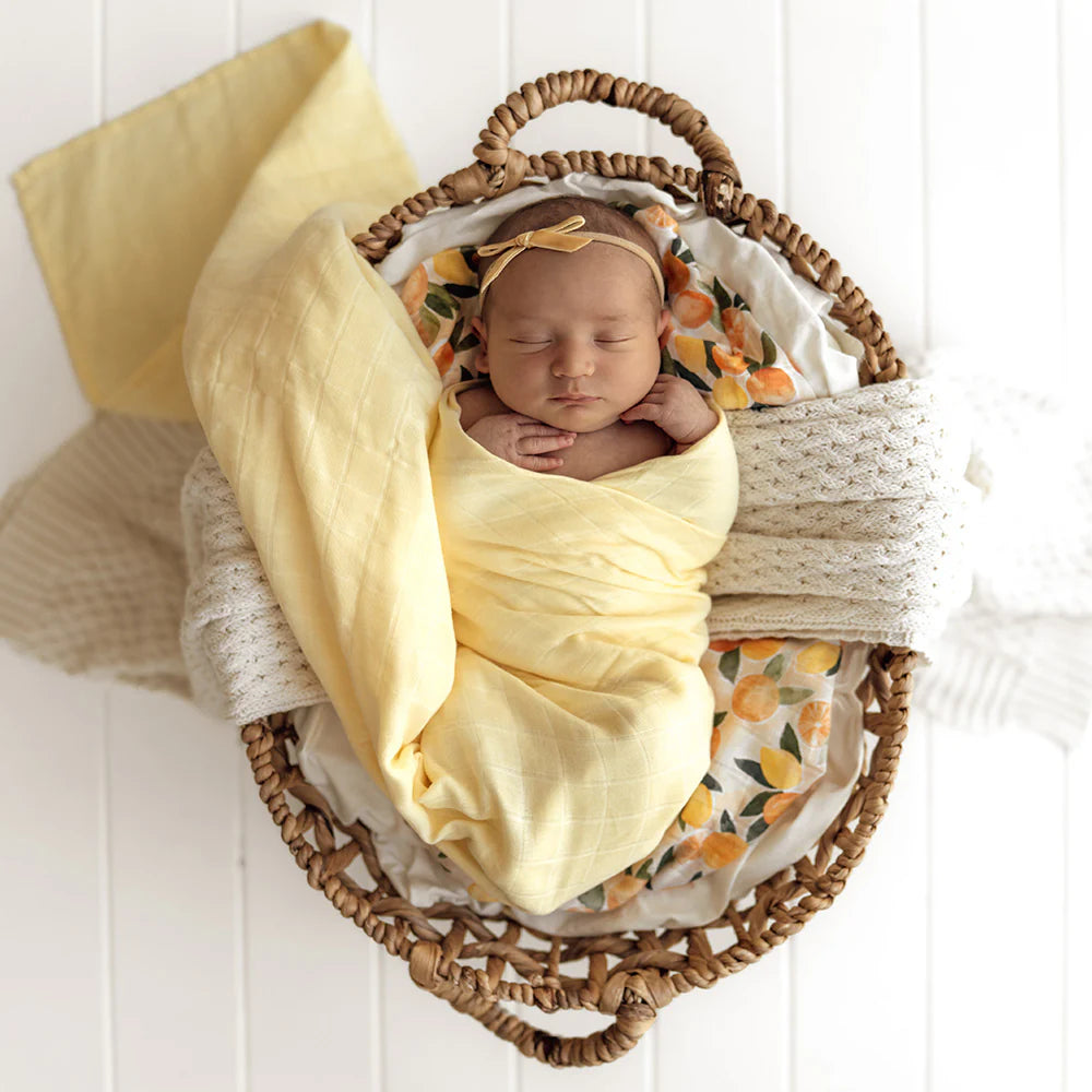 Snuggle Hunny Sunlight Organic Cotton Muslin Wrap