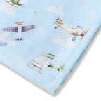 Snuggle Hunny Taking Flight Organic Muslin Wrap