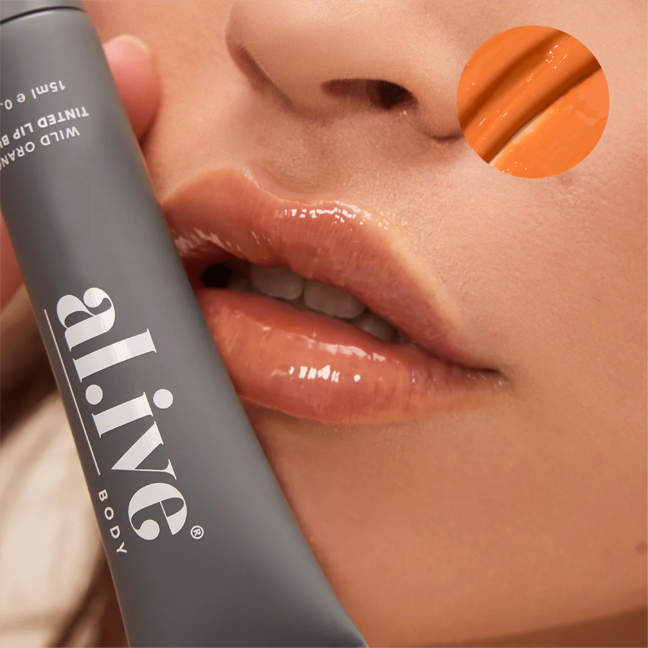 Al.ive Body Tinted Lip Butter - Wild Orange