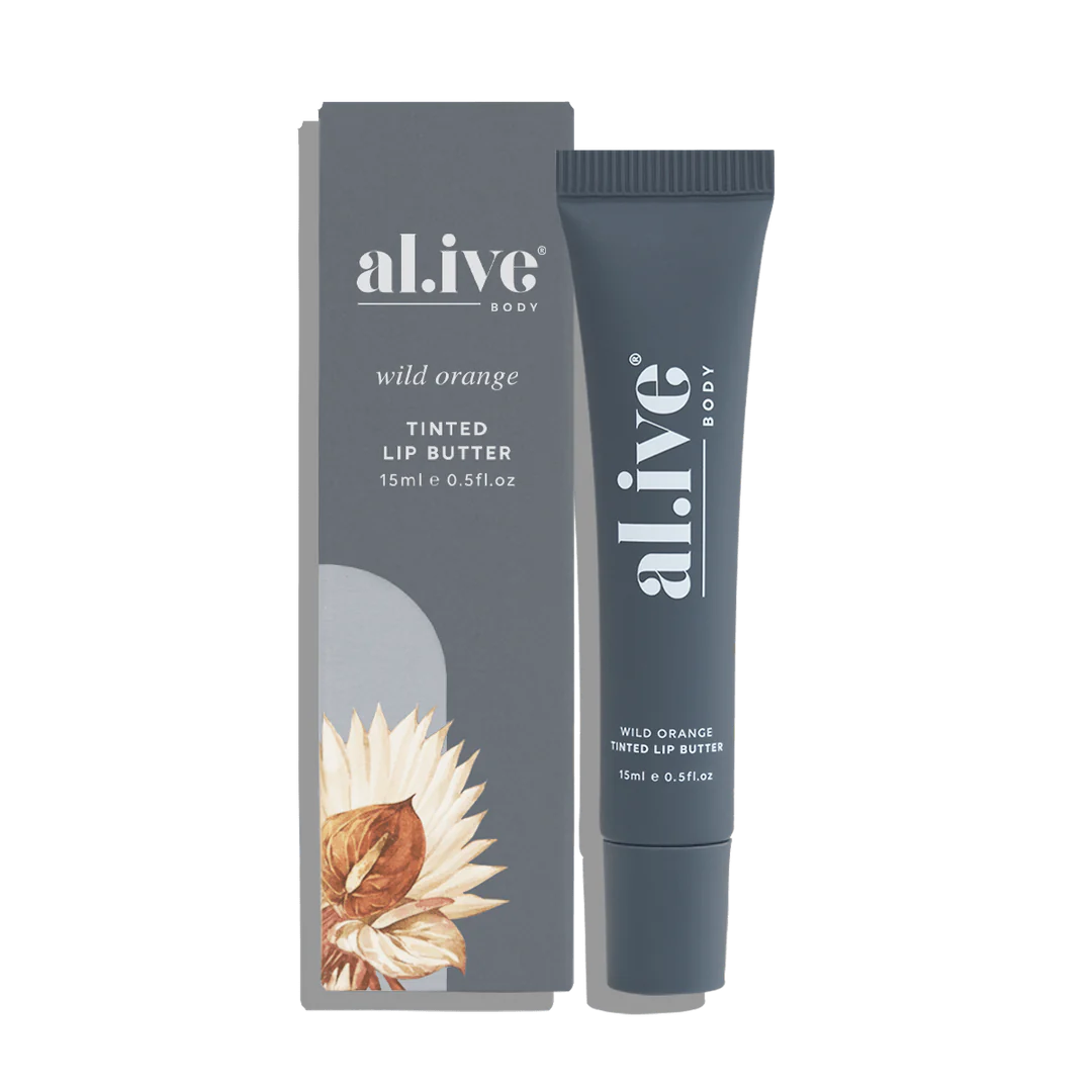 Al.ive Body Tinted Lip Butter - Wild Orange