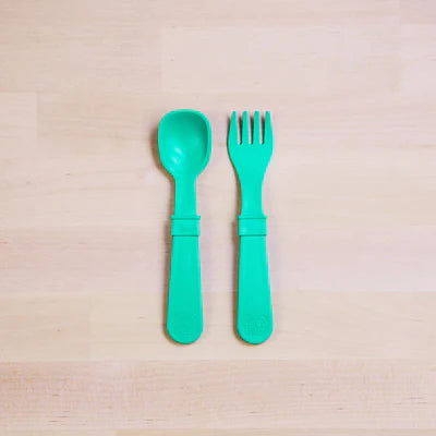 Replay Spoon and Fork Set- Assorted Colours