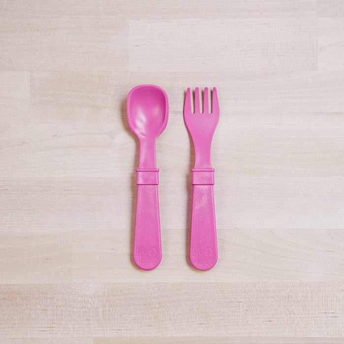 Replay Spoon and Fork Set- Assorted Colours