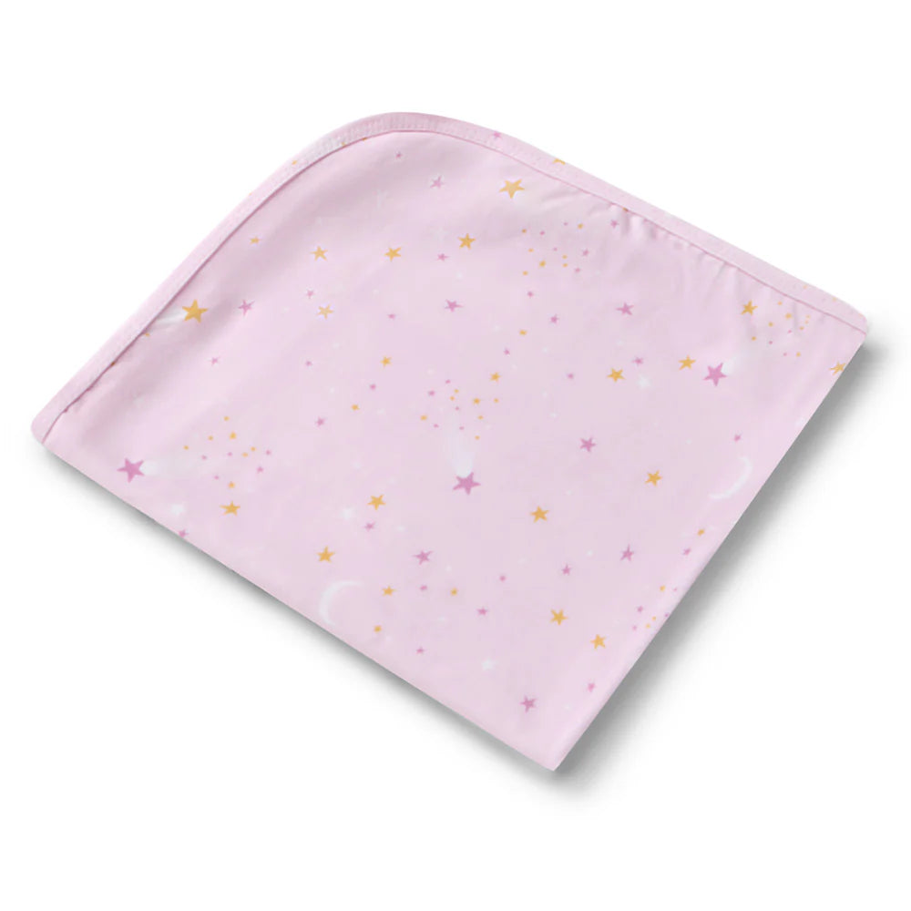 Snuggle Hunny - Organic Jersey Wrap & Topknot Set - Twinkle