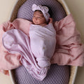 Snuggle Hunny - Organic Jersey Wrap & Topknot Set - Twinkle