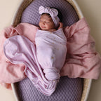 Snuggle Hunny - Organic Jersey Wrap & Topknot Set - Twinkle