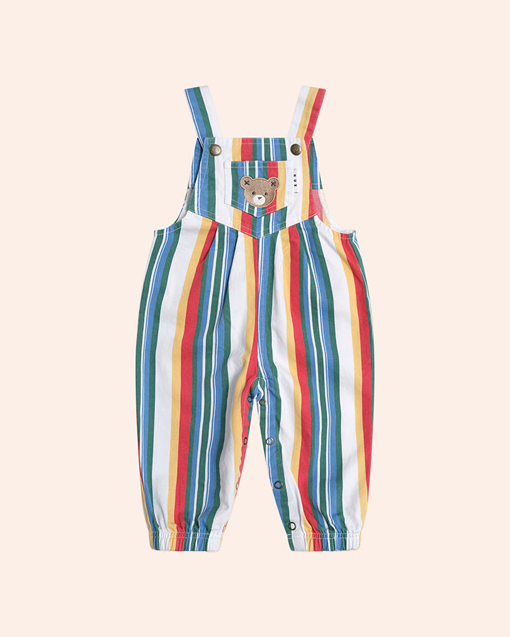 Huxbaby Vintage Stripe Overalls