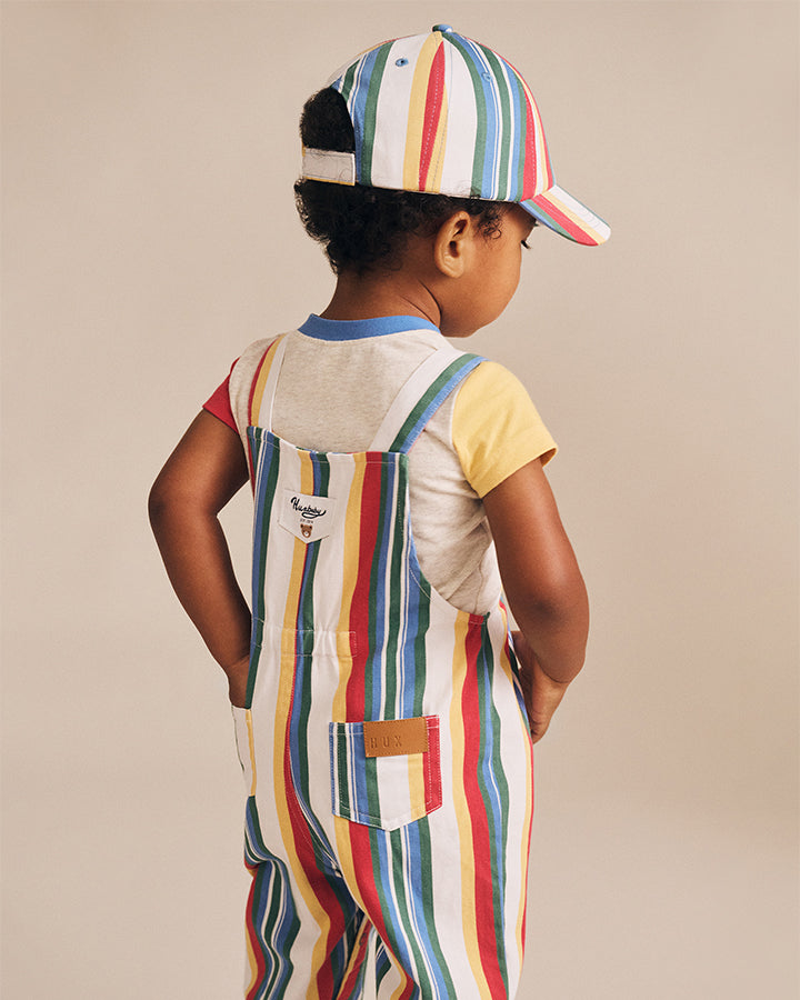 Huxbaby Vintage Stripe Overalls