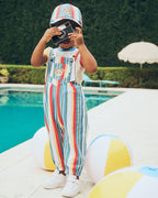 Huxbaby Vintage Stripe Overalls