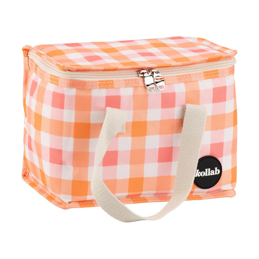 Kollab- Lunch Box Watermelon Peach Check