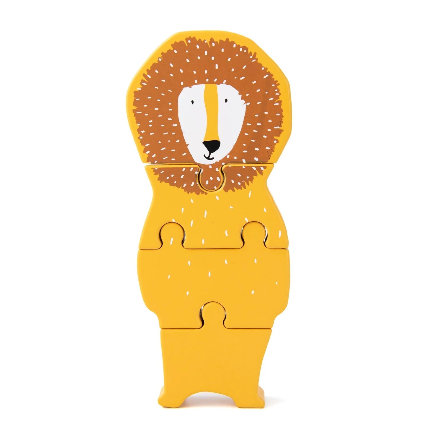 Trixie Wooden Body Puzzle - Mr. Lion