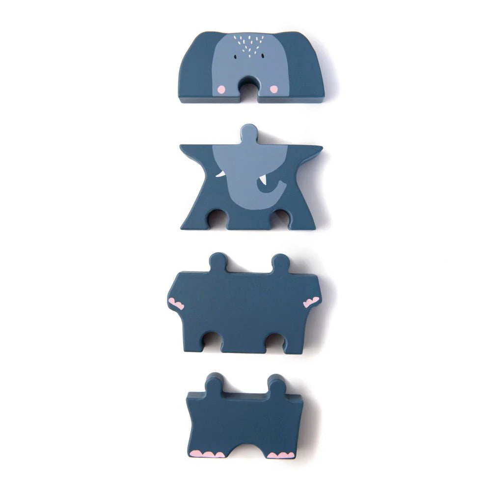 Trixie Wooden Body Puzzle - Mrs. Elephant