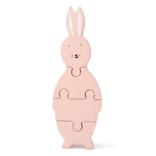 Trixie Wooden Body Puzzle - Mrs. Rabbit