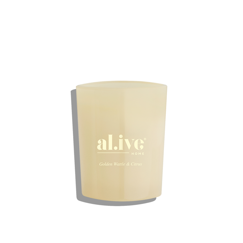 Al.ive - Mini Soy Candle Bauble - Golden Wattle & Citrus