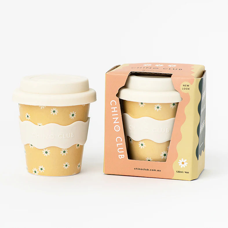 Chino Club -Yellow Daisy Baby Chino Cup 4 oz