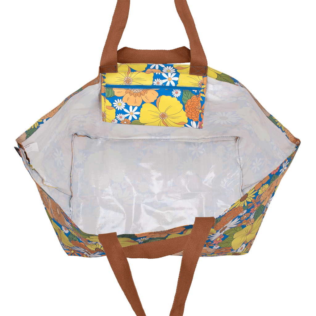 KOLLAB- Beach Bag Goldie + Kollab Zoe Floral