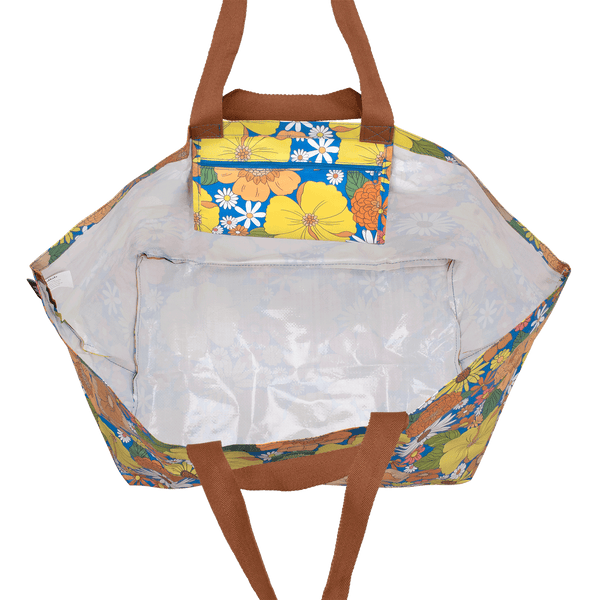 KOLLAB- Beach Bag Goldie + Kollab Zoe Floral