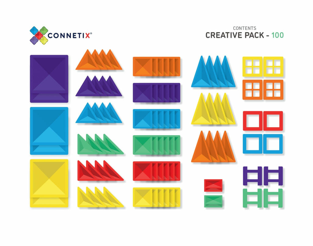 Connetix Rainbow Creative Pack 102pc