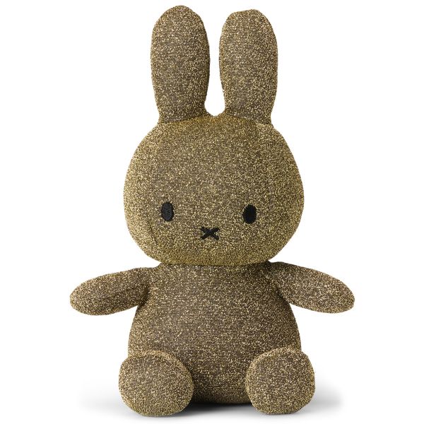 Miffy Plush Sitting Sparkle - Gold (23cm)