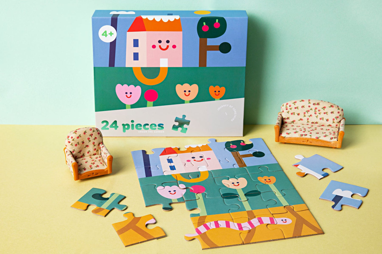 Journey of Something 24 Piece Kids Puzzle - Under the Garden