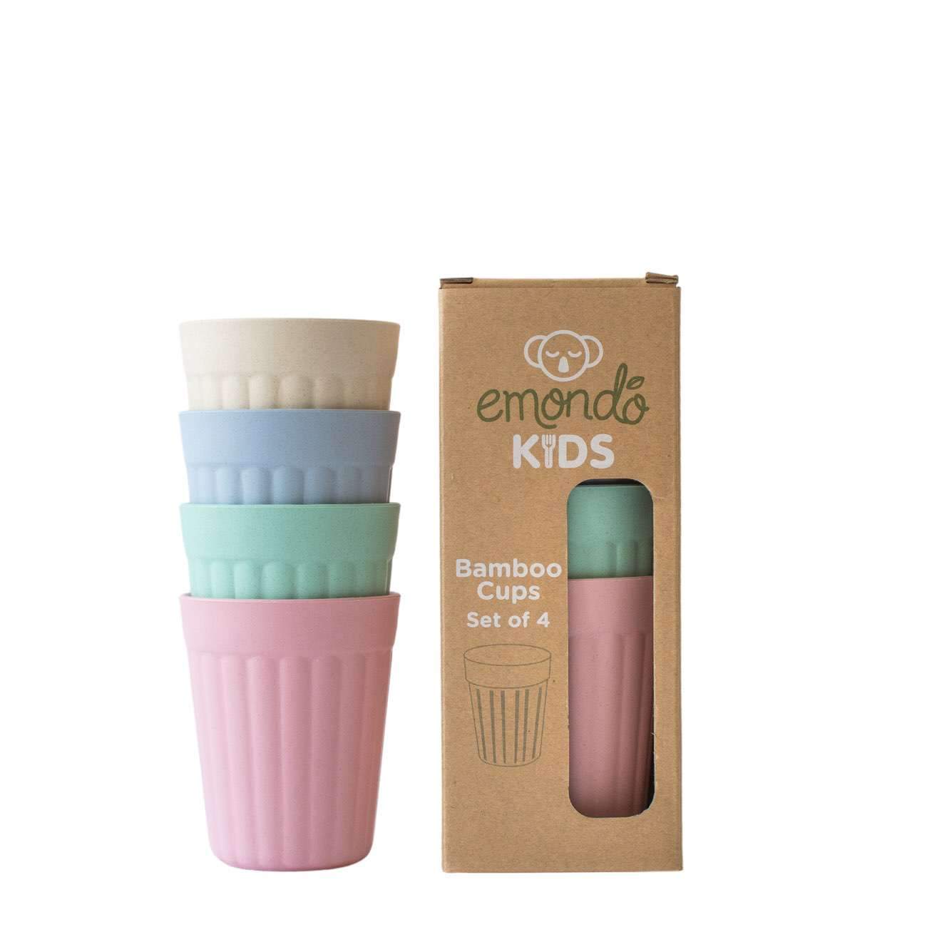 Emondo KidsEco Bamboo Cups (set of 4)