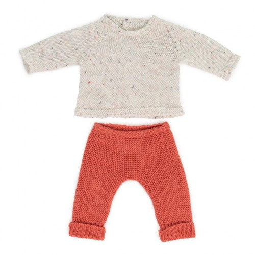 Miniland Clothing Eco Knitted Sweater & Trousers 38 cm