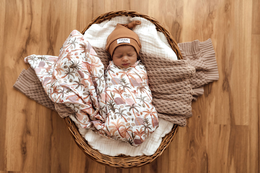 Snuggle Hunny Organic Muslin Wrap - Palm Springs