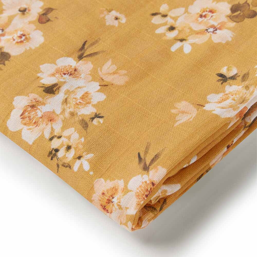 Snuggle Hunny Golden Flower Organic Muslin Wrap