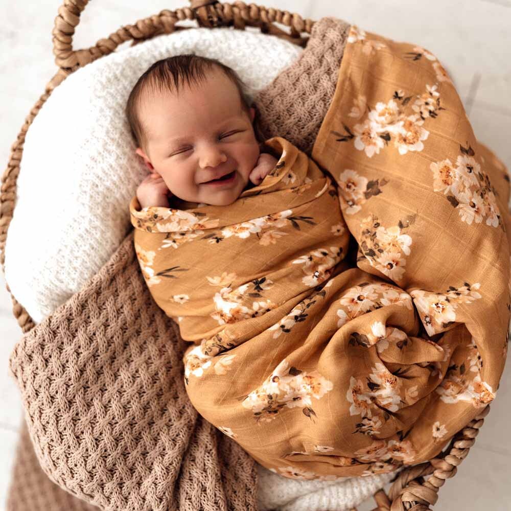 Snuggle Hunny Golden Flower Organic Muslin Wrap