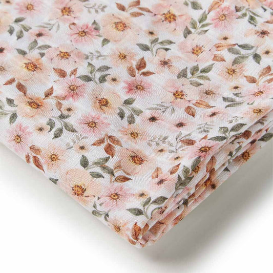 Snuggle Hunny Organic Muslin Wrap - Spring Floral