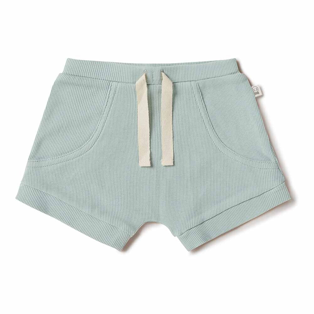 Snuggle Hunny Sage Organic Shorts