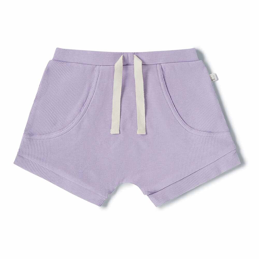 Snuggle Hunny Jacaranda Organic Shorts