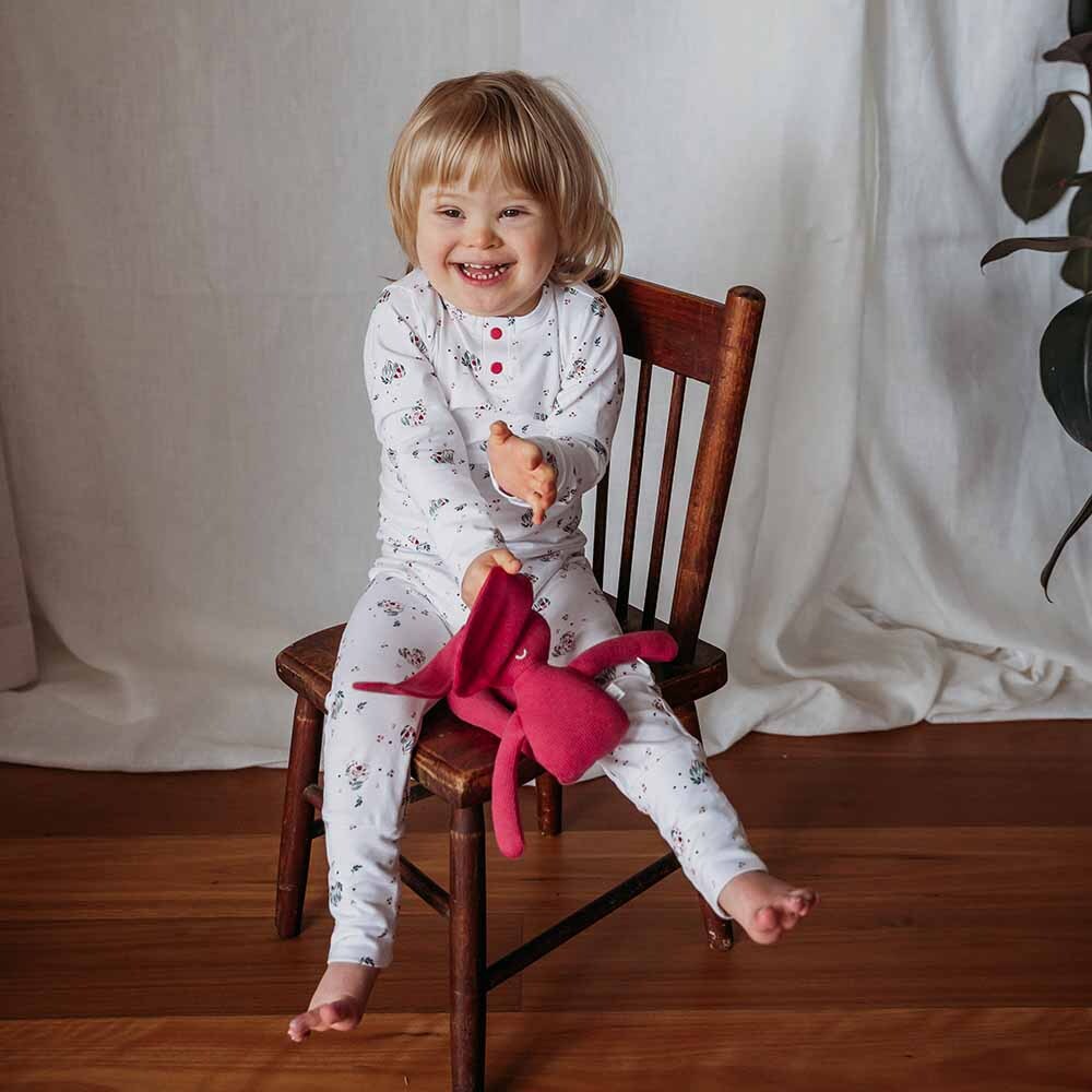 Snuggle Hunny Heart Organic Growsuit