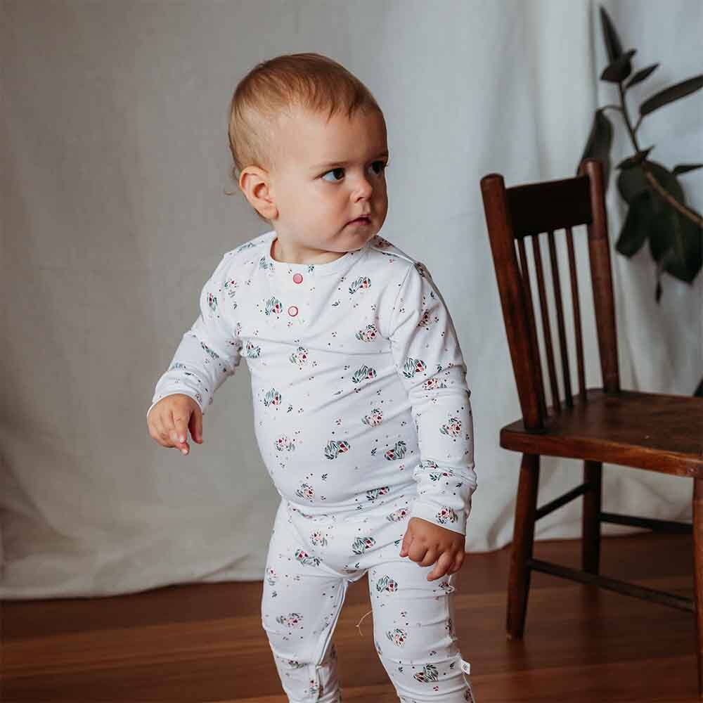 Snuggle Hunny Heart Organic Growsuit