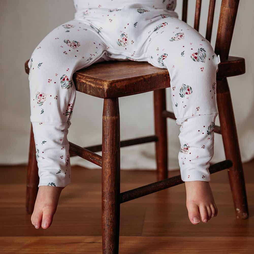 Snuggle Hunny Heart Organic Growsuit