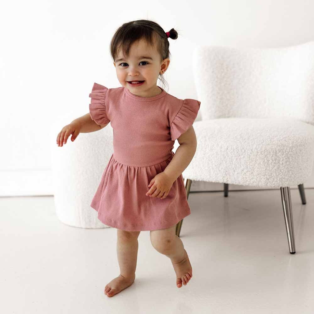 Snuggle Hunny Rose Organic Dress