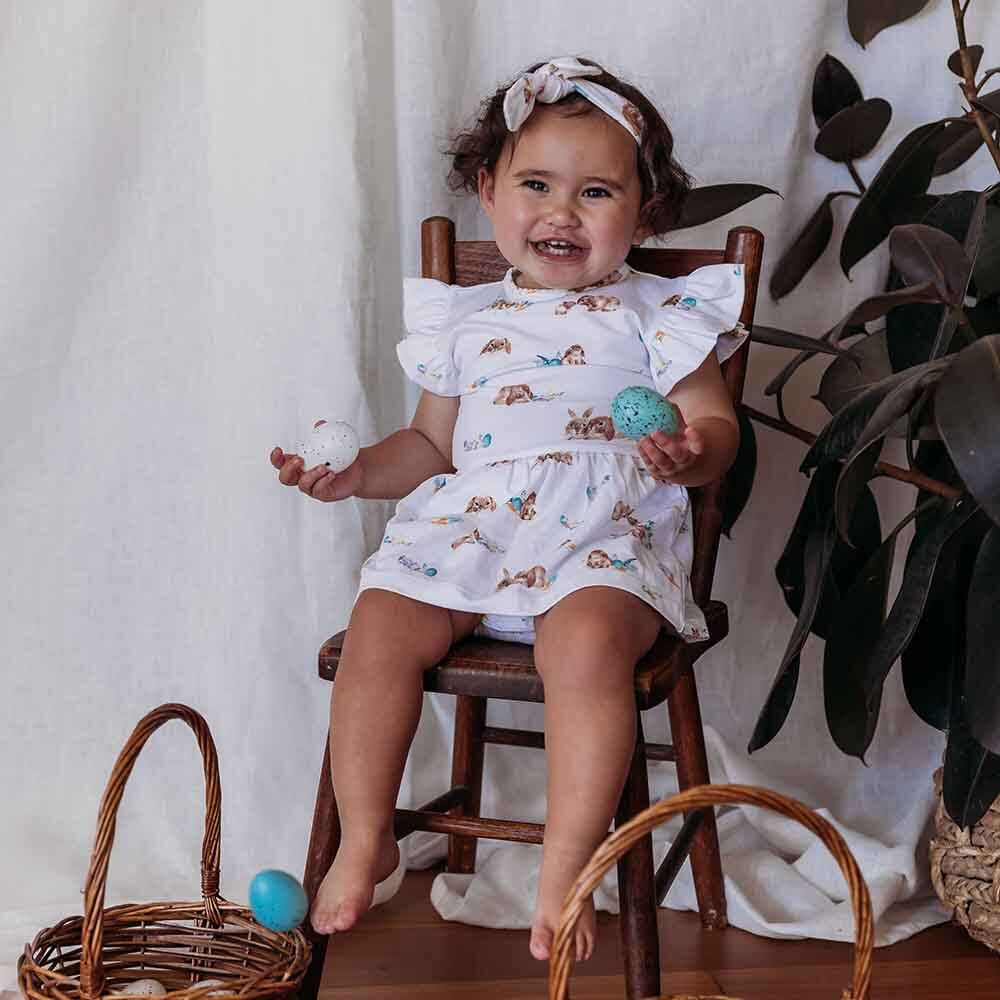 Snuggle Hunny Easter Organic Dress