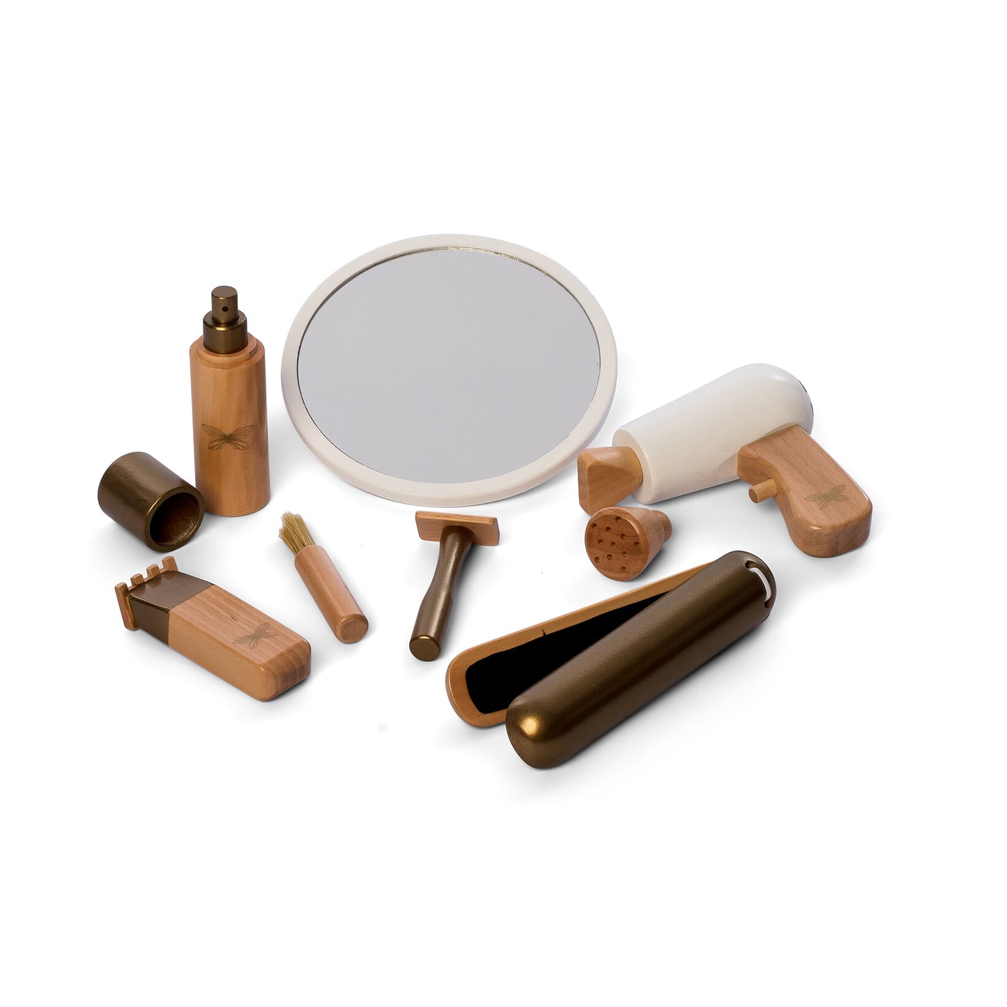 Wooden Play Hairdressing Set, 9 piece