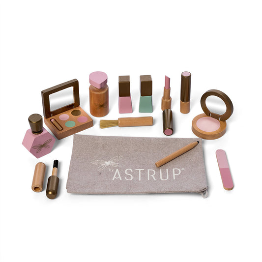 Wooden Role Play Make Up Set, 13 pcs