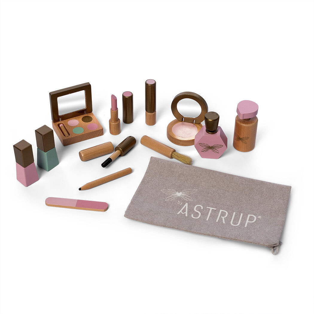 Wooden Role Play Make Up Set, 13 pcs