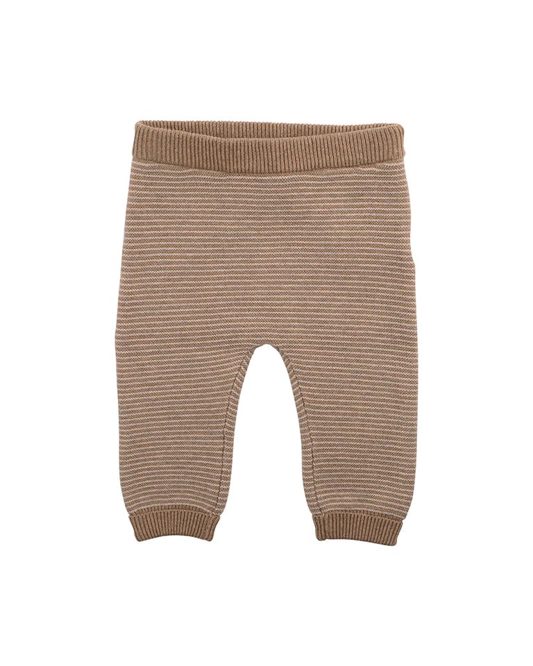 Caramel Stripe Knit Pants