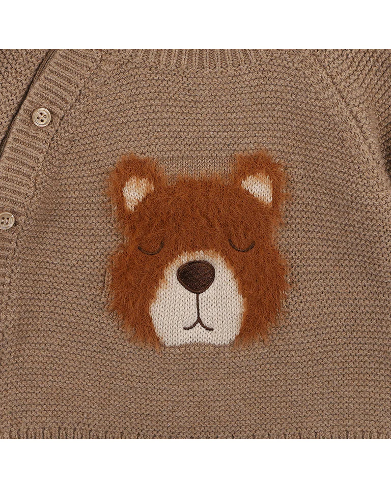 Bebe Atlas Bear Wrap Jumper