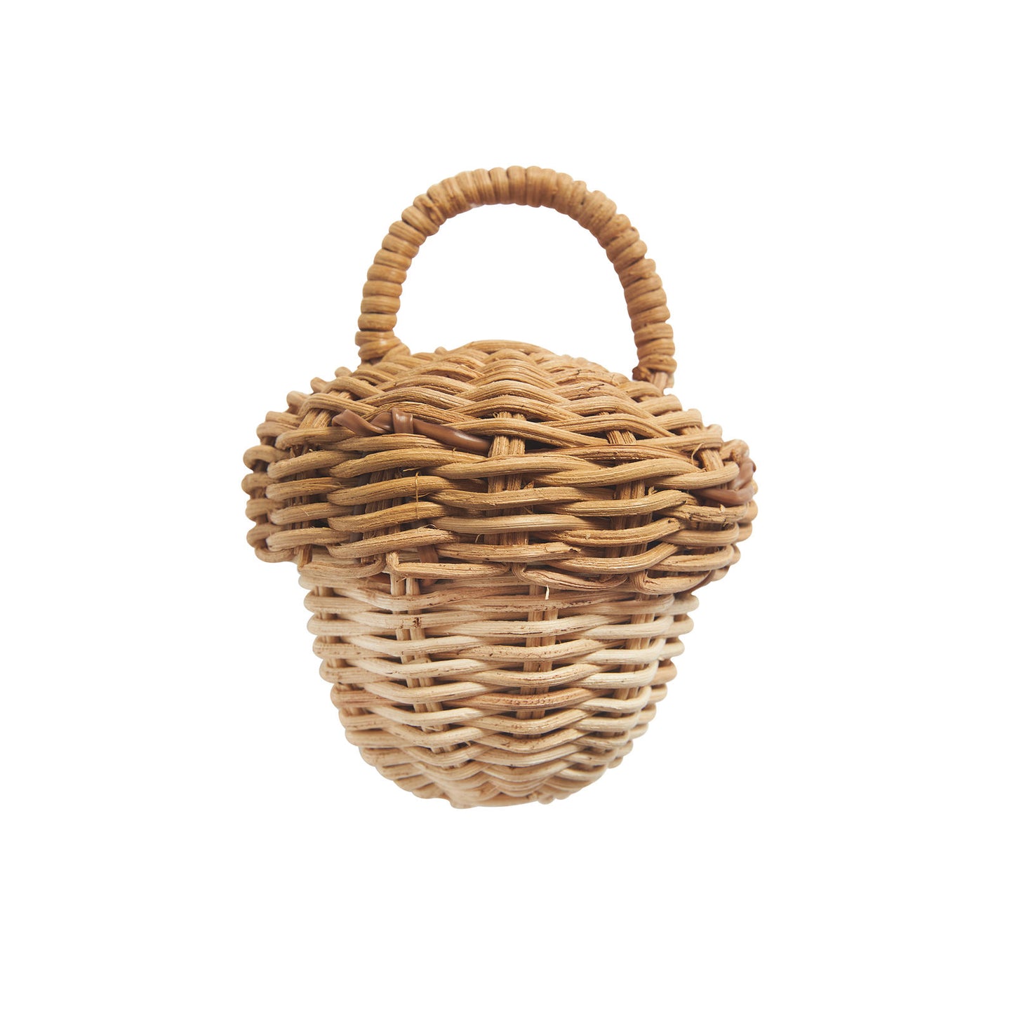 Olli Ella Rattan Acorn Rattle