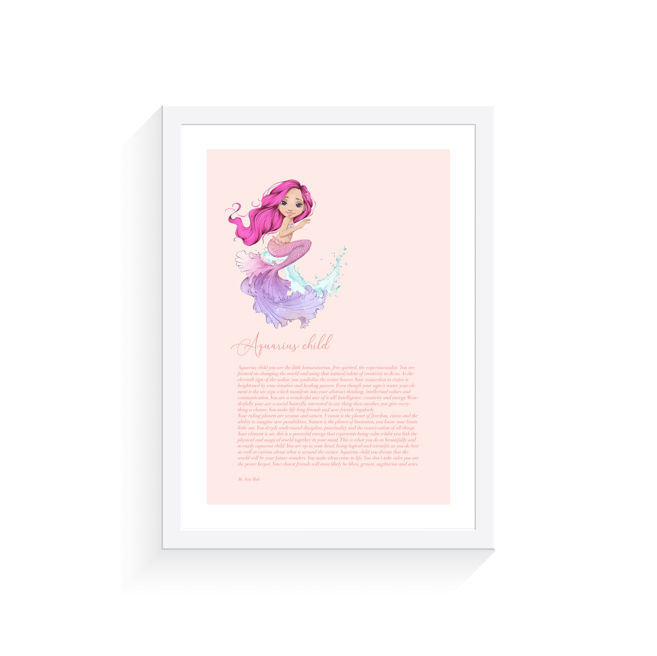 Arty Bub Zodiac Mermaid Prints