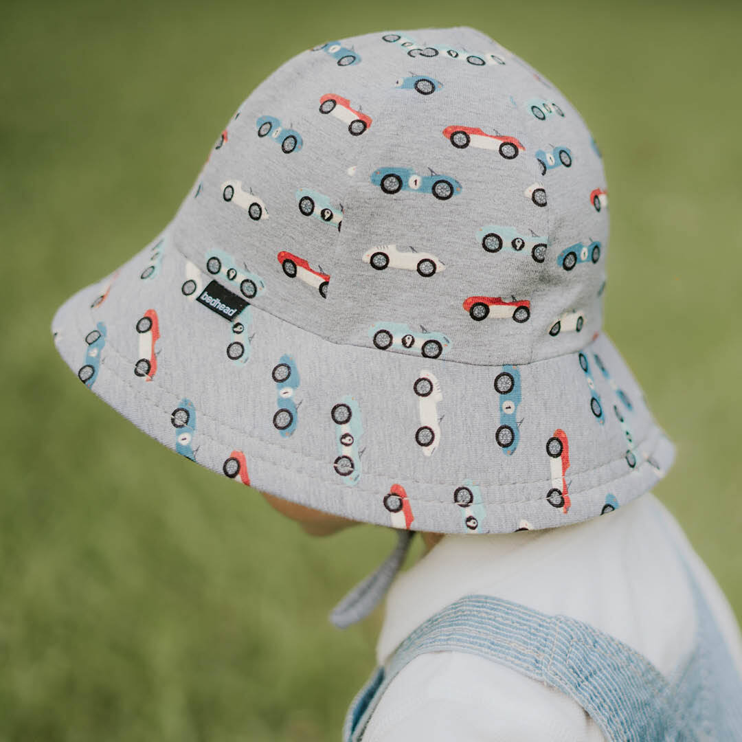 Bedhead Hat - Toddler Bucket Sun Hat - Roadster