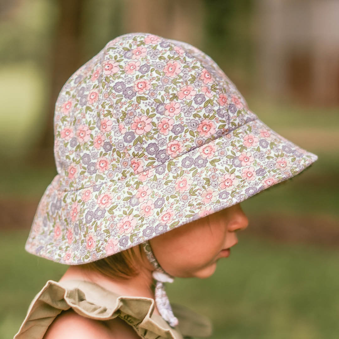 Bedhead Hat - Toddler Bucket Sun Hat - Violet
