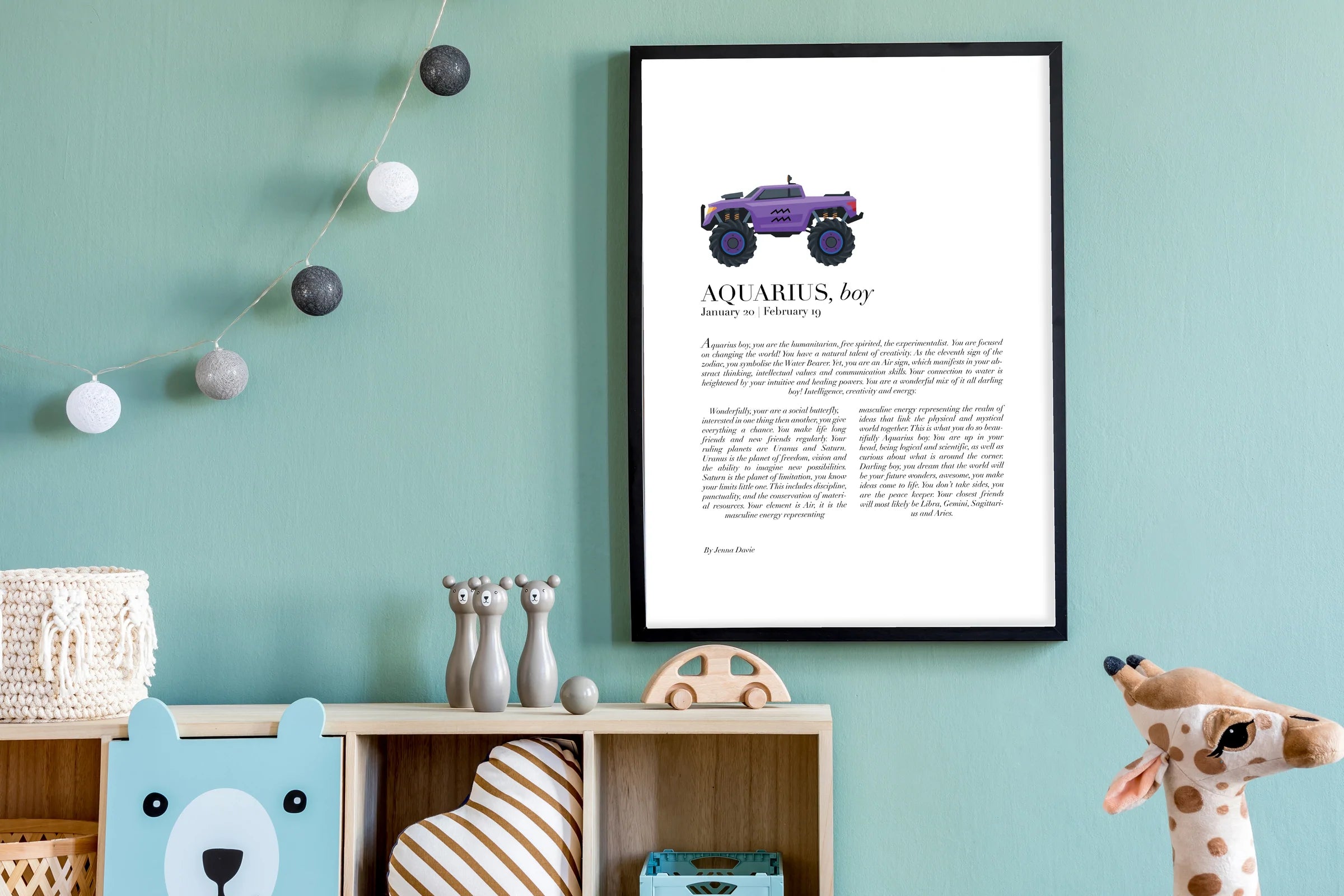 Arty Bub Zodiac Prints Monster Truck