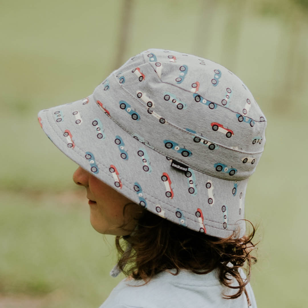 Bedhead Hat - Kids Classic Bucket Sun Hat - Roadster